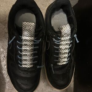 Nike Air Force 1 '07 Lux AF1 Black Reflective Shoes Sneakers